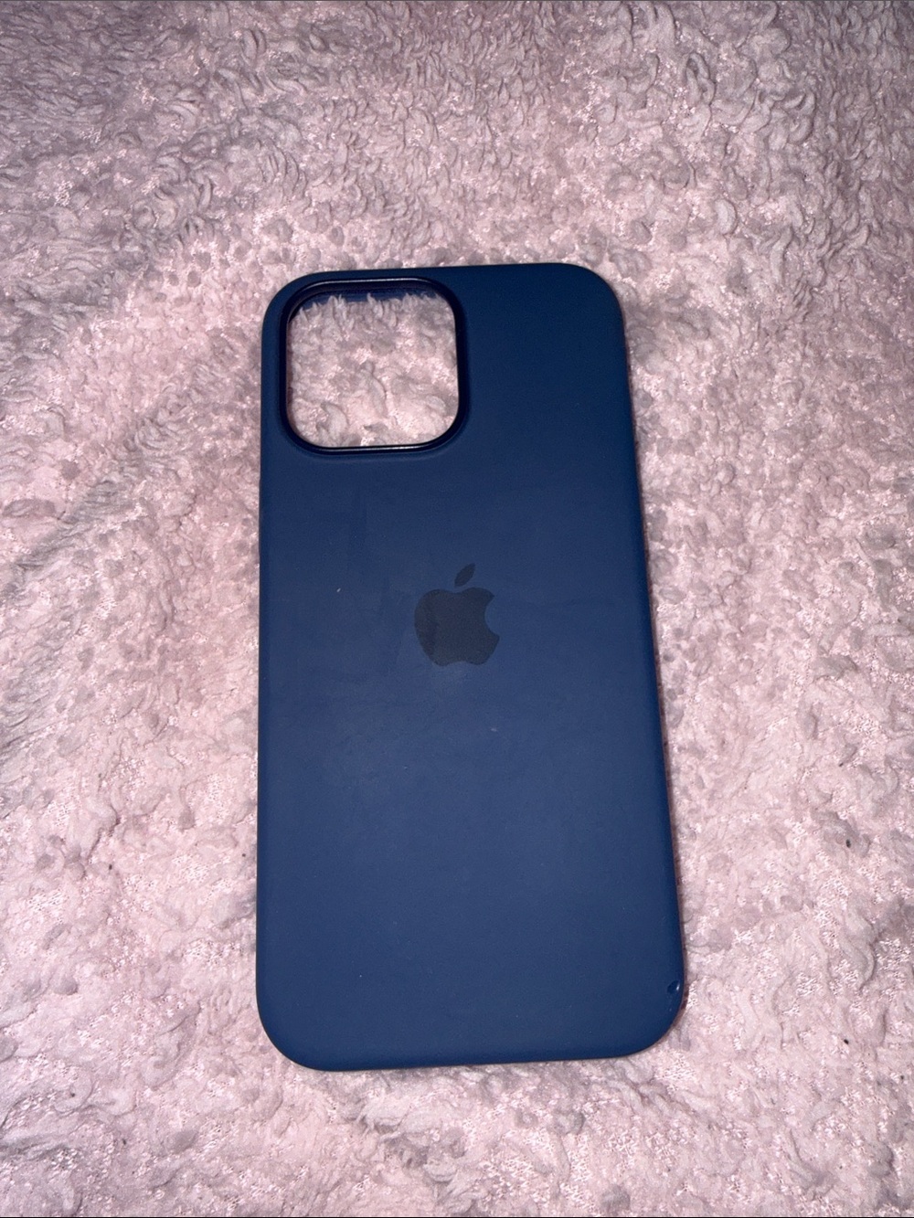 Apple Silicone iPhone Case - Navy Blue IPhone 16 Pro Max MagSafe